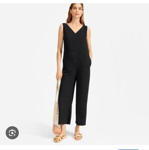 Everlane Black Japanese GoWeave Jumpsuit